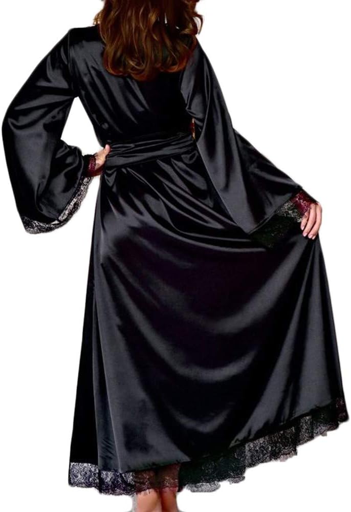 Gown Night Wear in Shade Charcoal